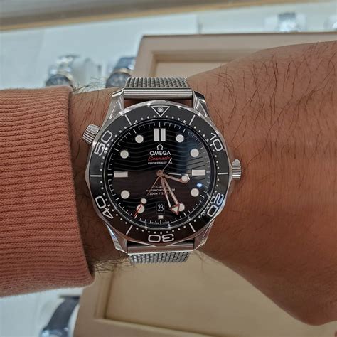 bracelet mesh omega seamaster|Omega Seamaster diver bracelet.